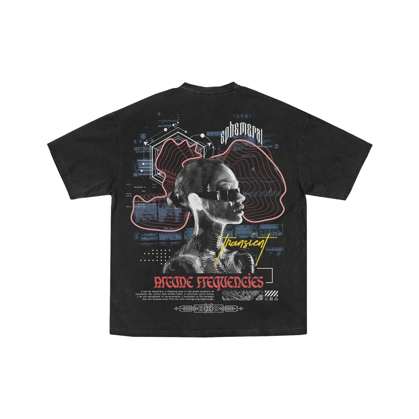 "Arcane Frequencies" Boxy Tee